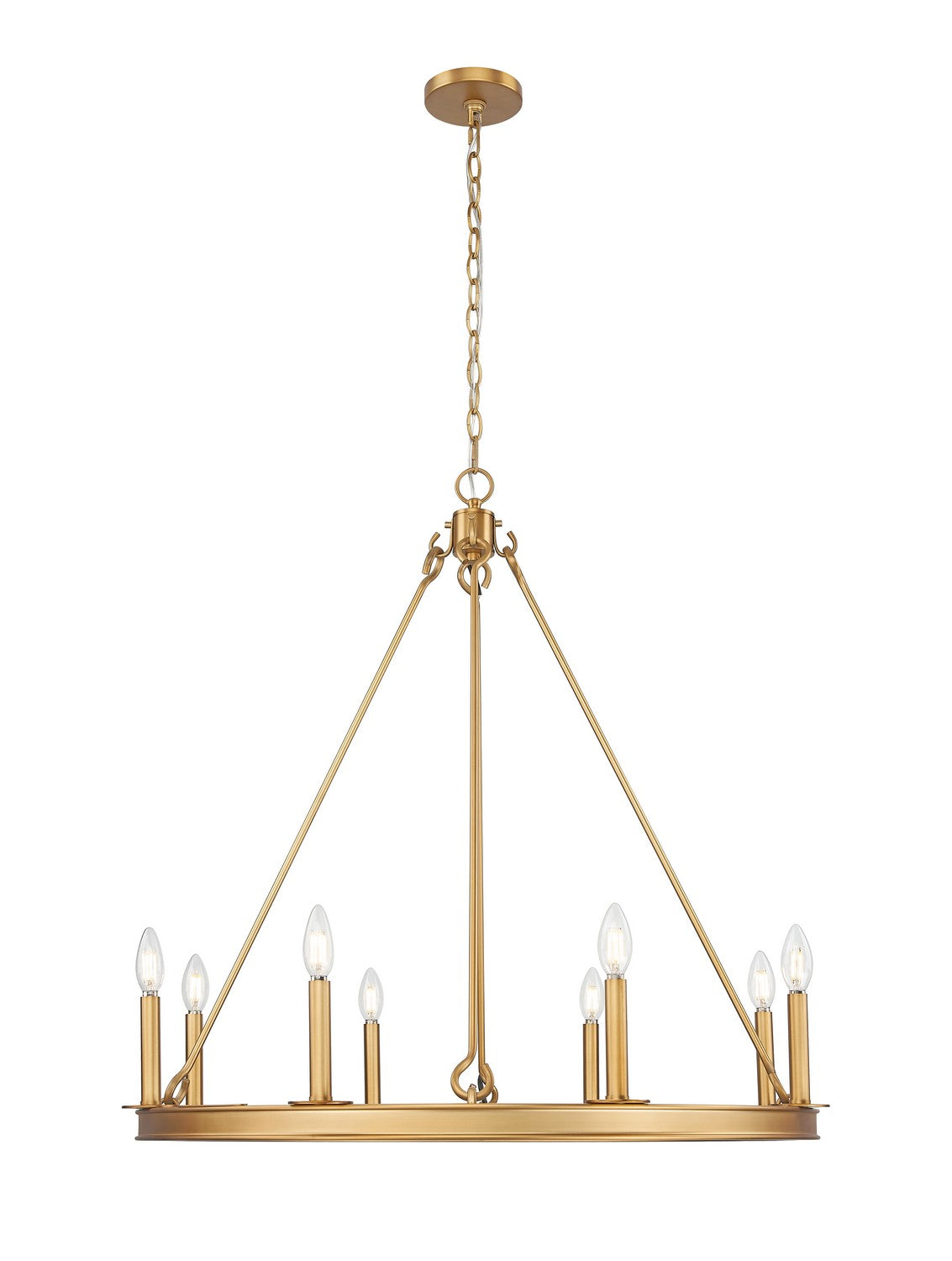 Lustre Barclay Laiton frotté, 33" – vue 2