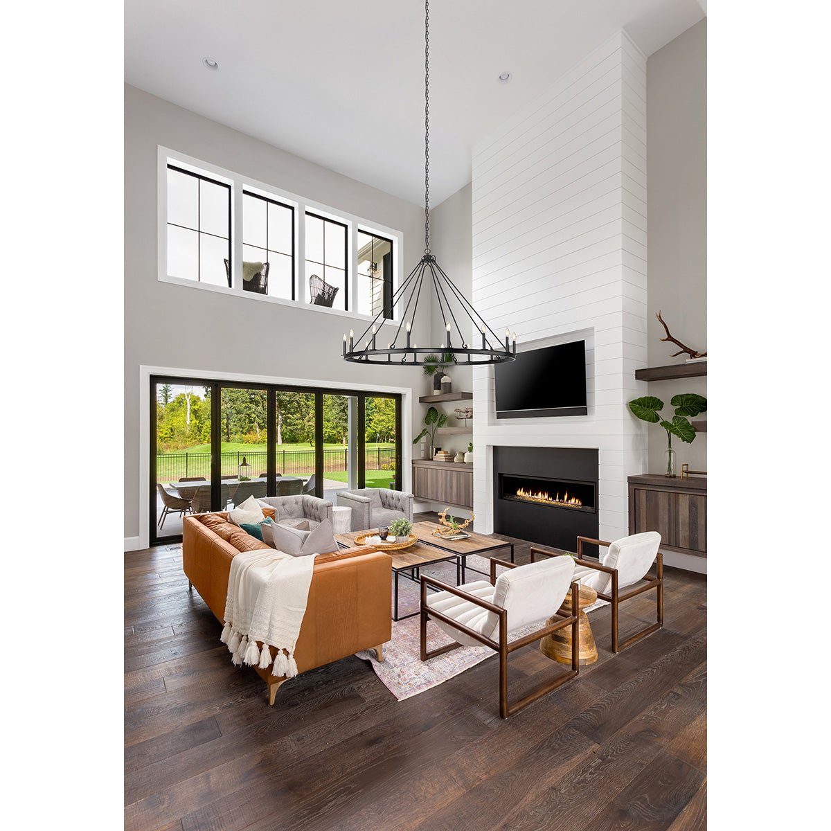 Chandelier Barclay - Noir mat 62" by Z - Lite | Luminaires & cie