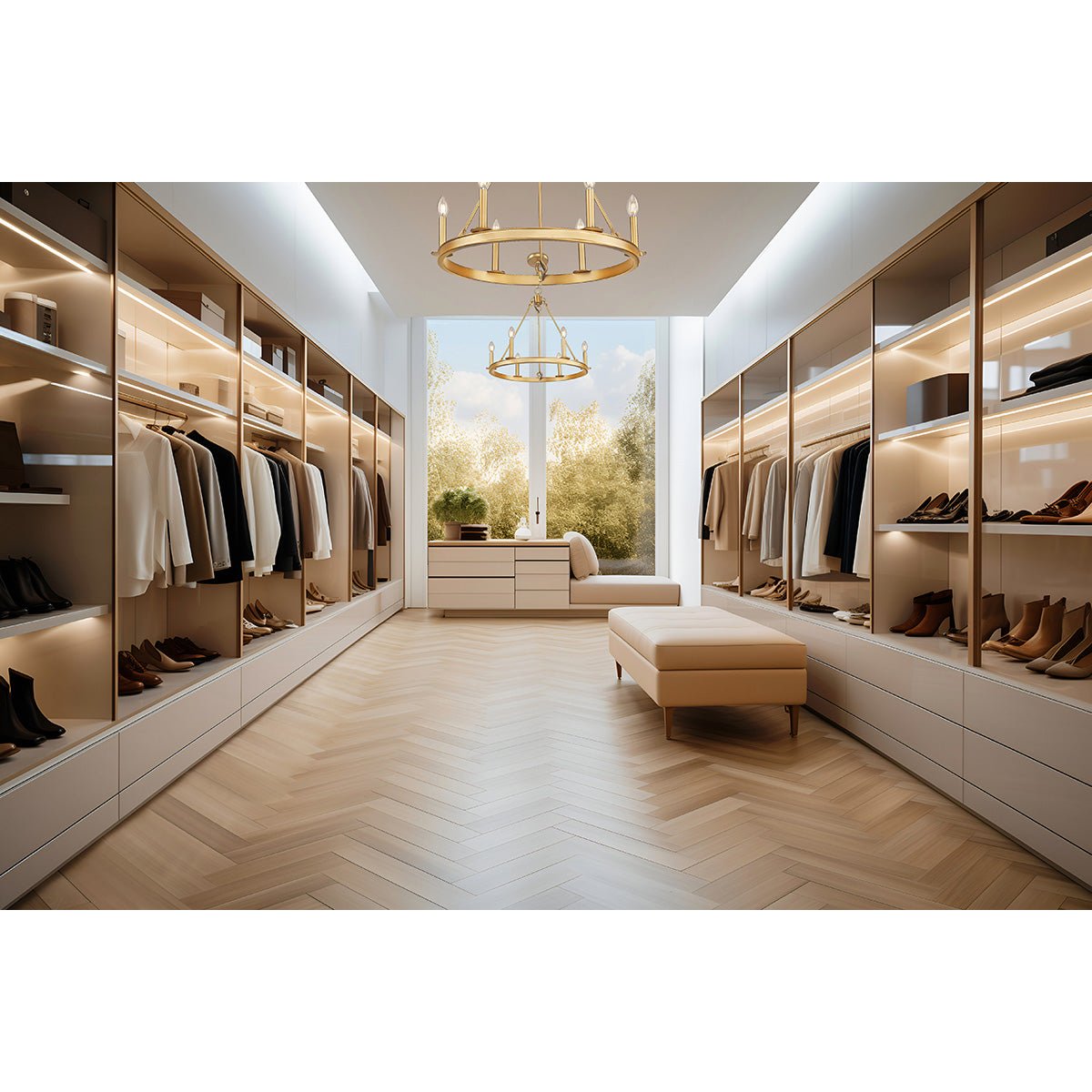 Chandelier Barclay - Laiton frotté 25" by Z - Lite | Luminaires & cie