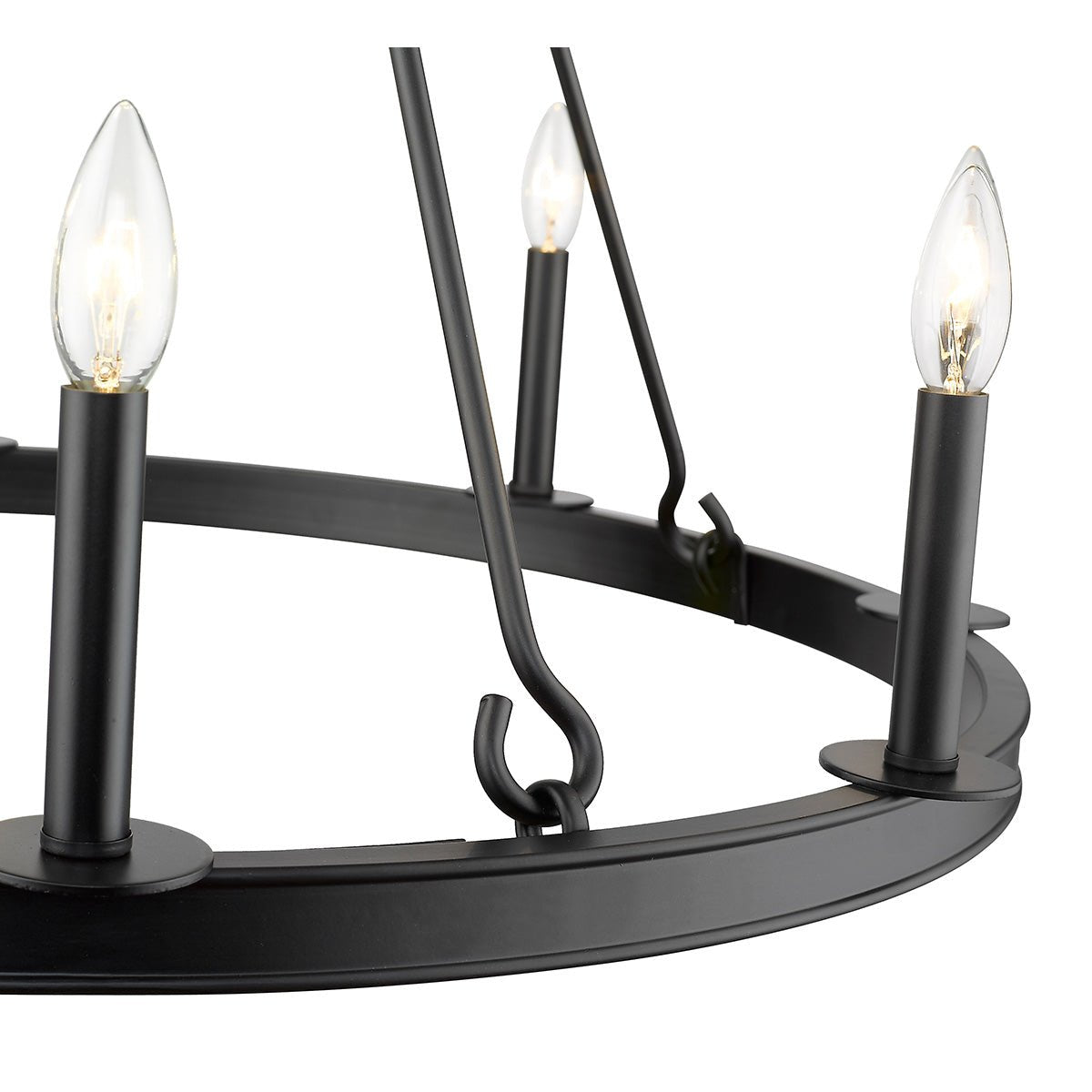 Chandelier Barclay - Noir mat 33" by Z - Lite | Luminaires & cie