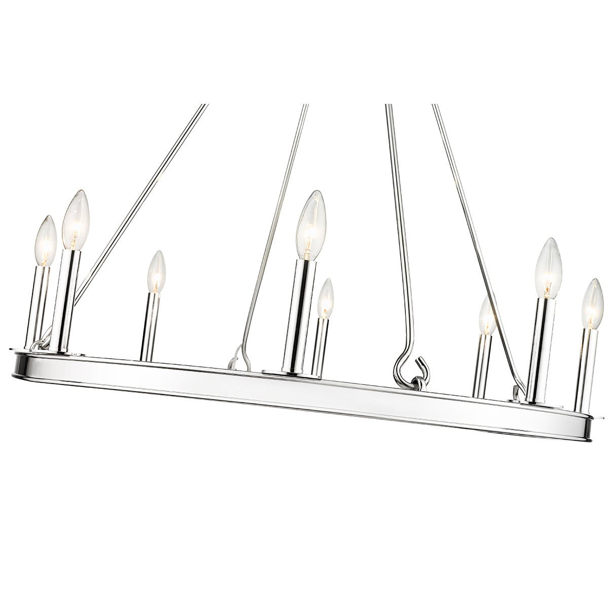 Chandelier Barclay - Nickel poli 33" by Z - Lite | Luminaires & cie