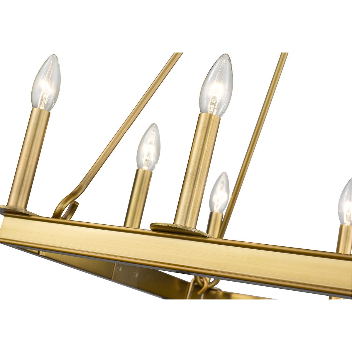 Chandelier Barclay - Laiton ancien 20" by Z - Lite | Luminaires & cie