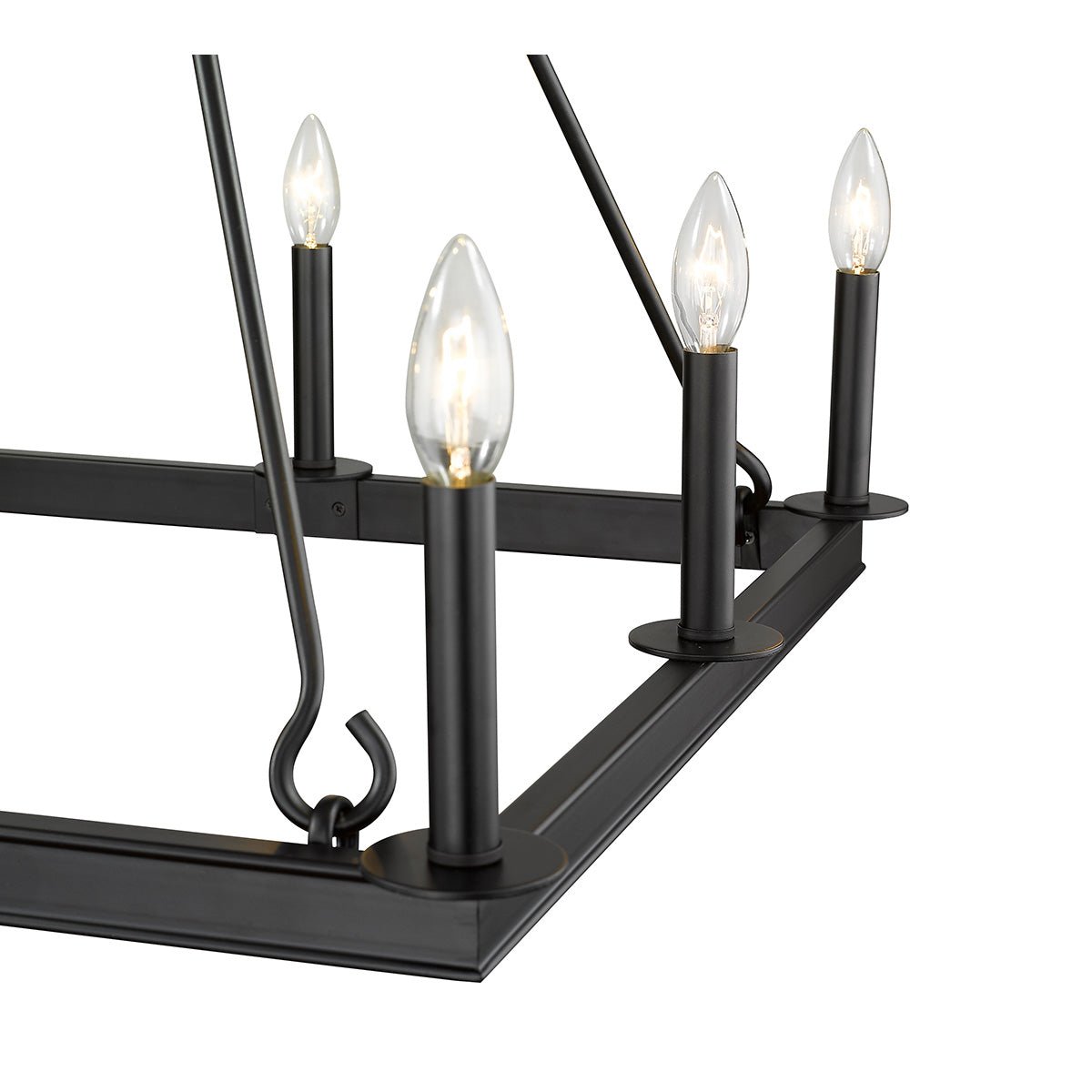 Chandelier Barclay - Noir mat 26" by Z - Lite | Luminaires & cie