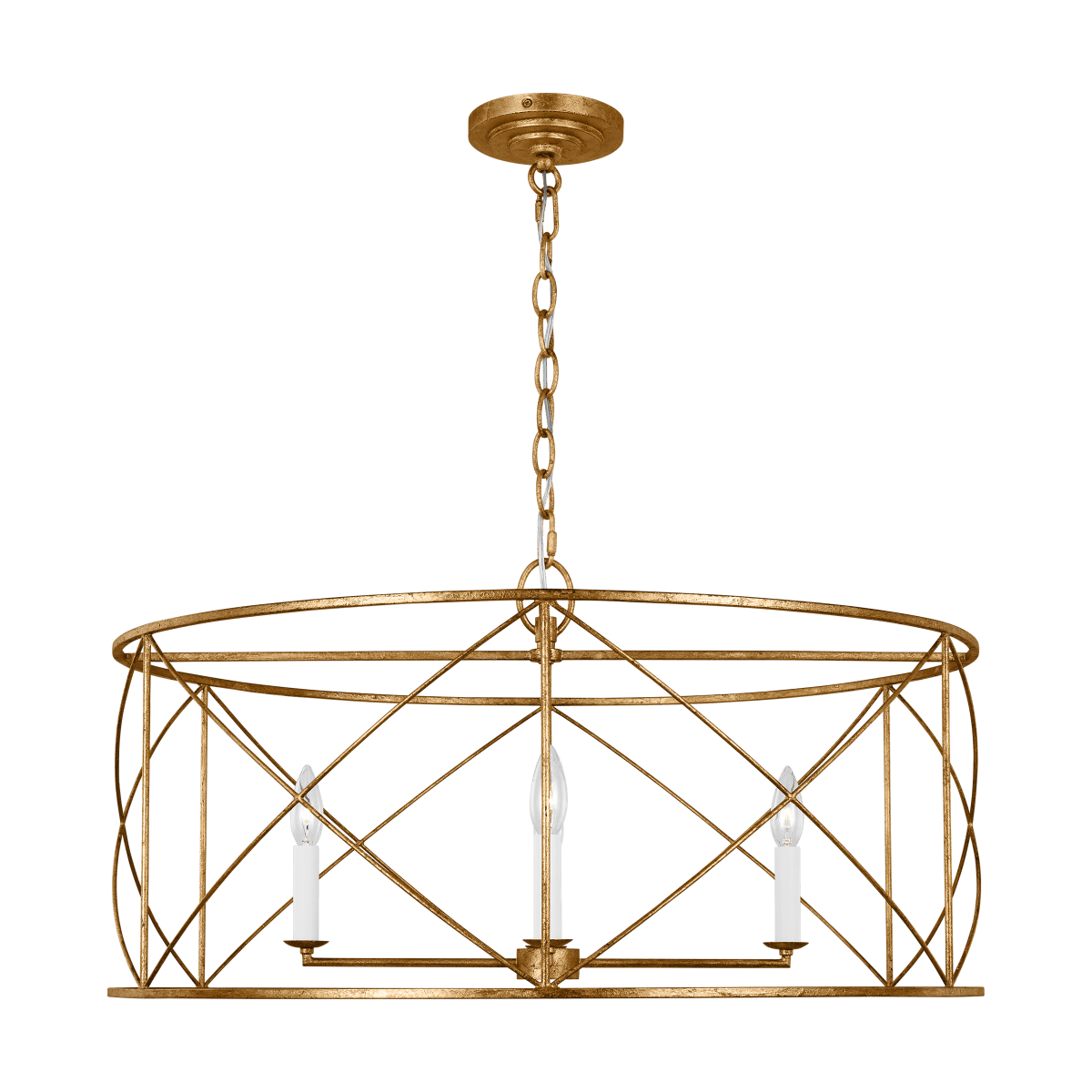 Chandelier Beatrix - Gild antique 30" by Visual Comfort Studio | Luminaires & cie