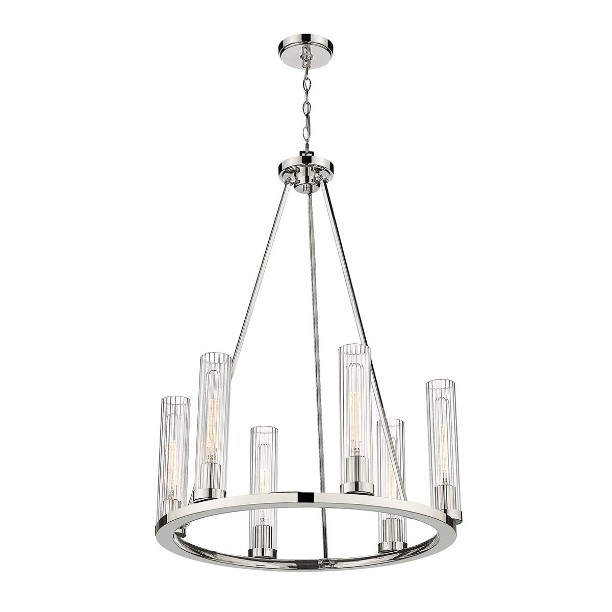 Chandelier Beau - Nickel poli 26" by Z - Lite | Luminaires & cie