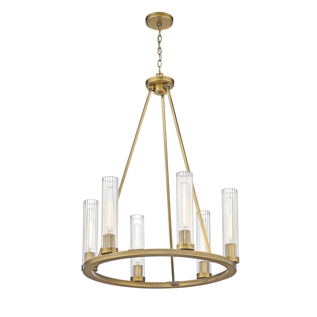 Chandelier Beau - Laiton frotté 26" by Z - Lite | Luminaires & cie