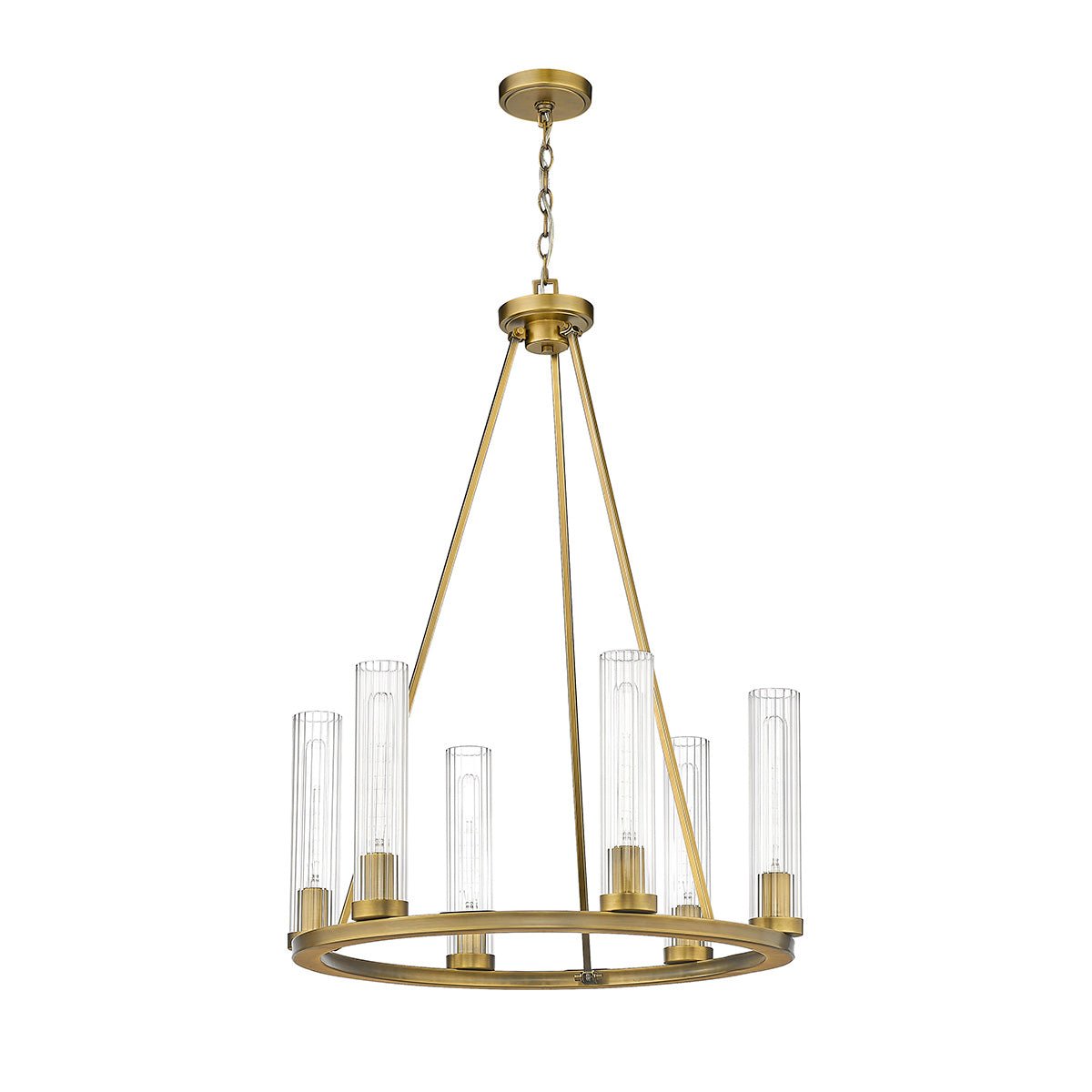 Chandelier Beau - Laiton frotté 26" by Z - Lite | Luminaires & cie