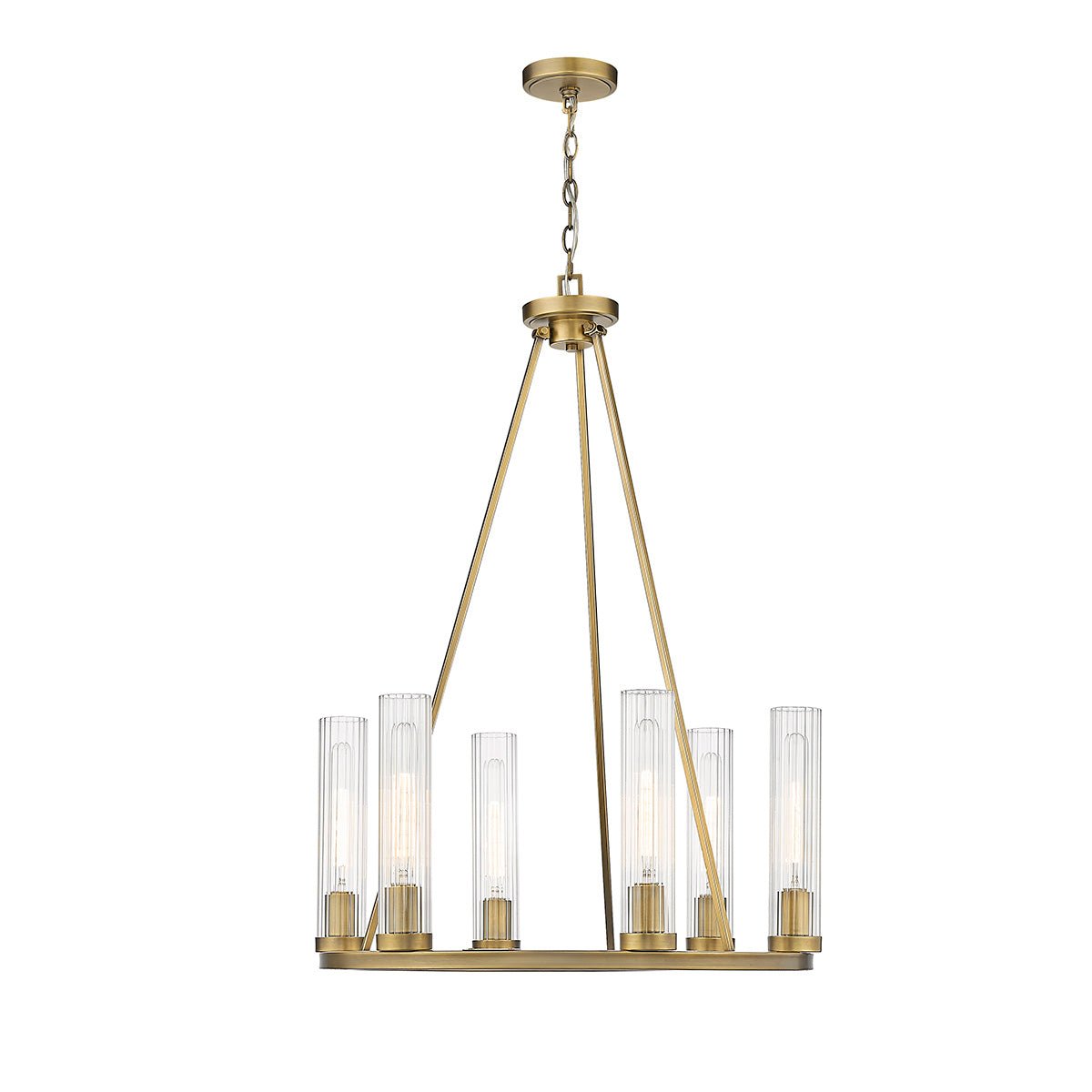 Chandelier Beau - Laiton frotté 26" by Z - Lite | Luminaires & cie