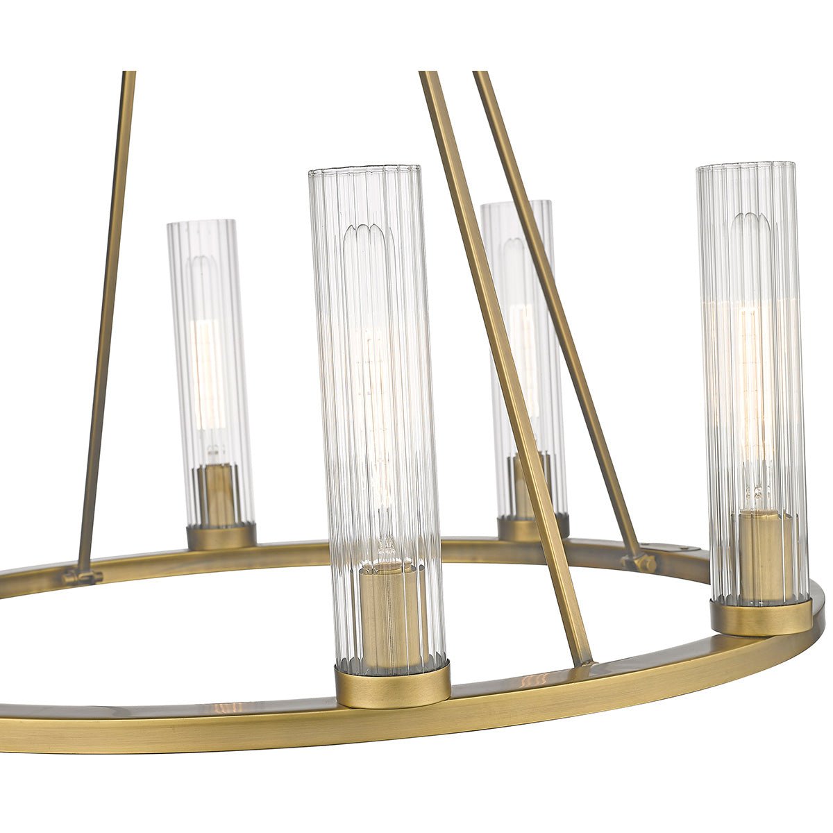 Chandelier Beau - Laiton frotté 33" by Z - Lite | Luminaires & cie