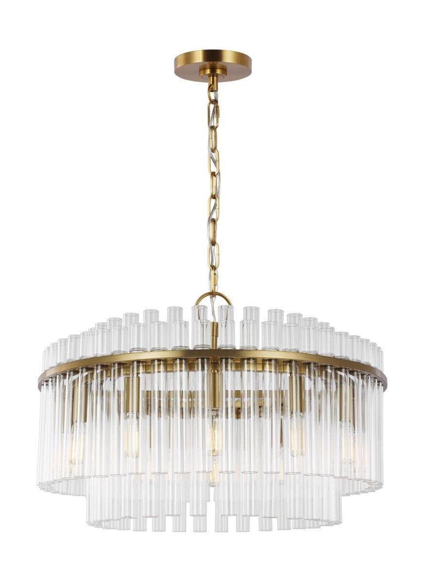 Chandelier Beckett - Laiton brûlé 24" by Visual Comfort Studio | Luminaires & cie