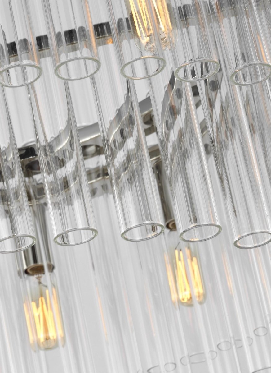 Chandelier Beckett - Nickel poli 24" by Visual Comfort Studio | Luminaires & cie