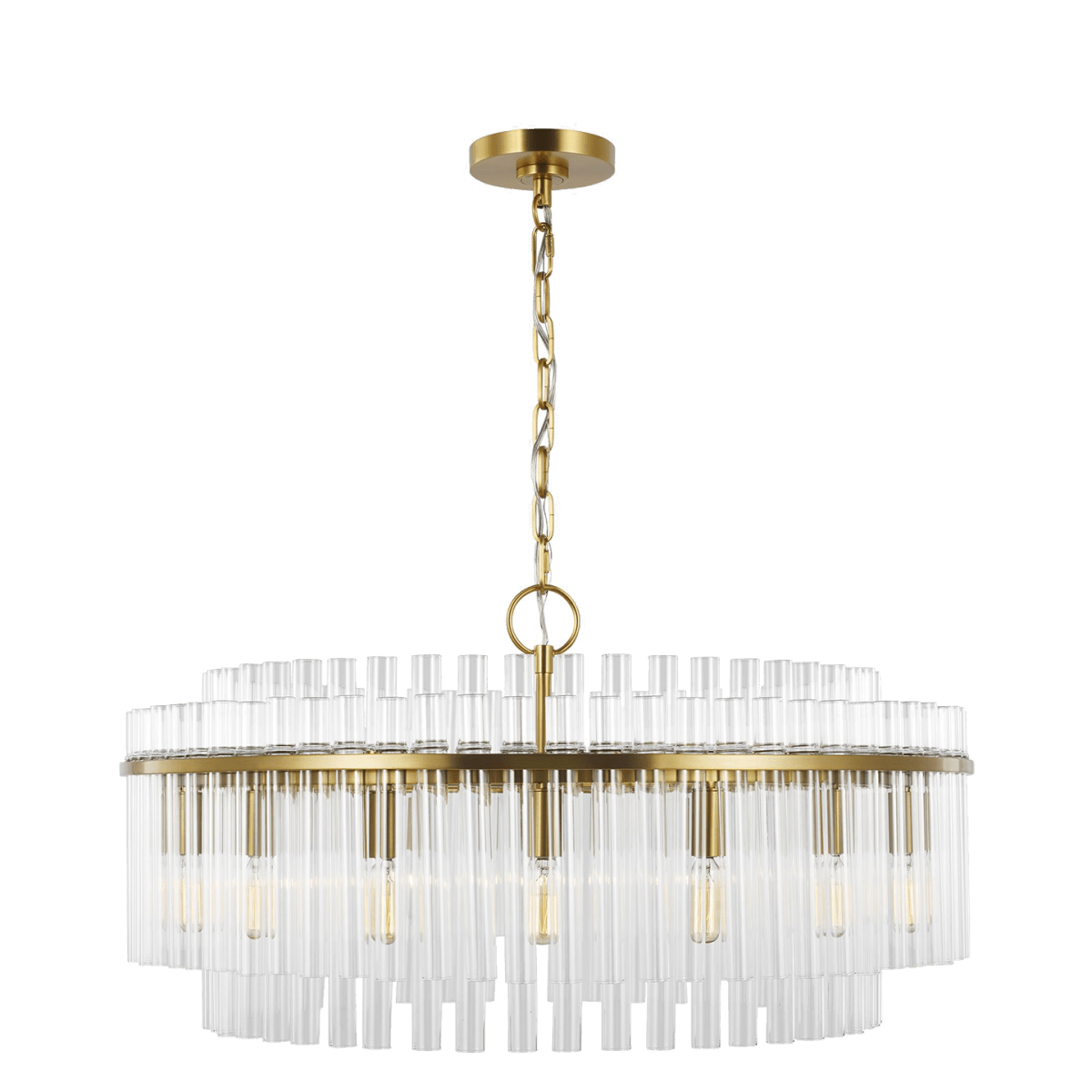 Chandelier Beckett - Laiton brûlé 32" by Visual Comfort Studio | Luminaires & cie