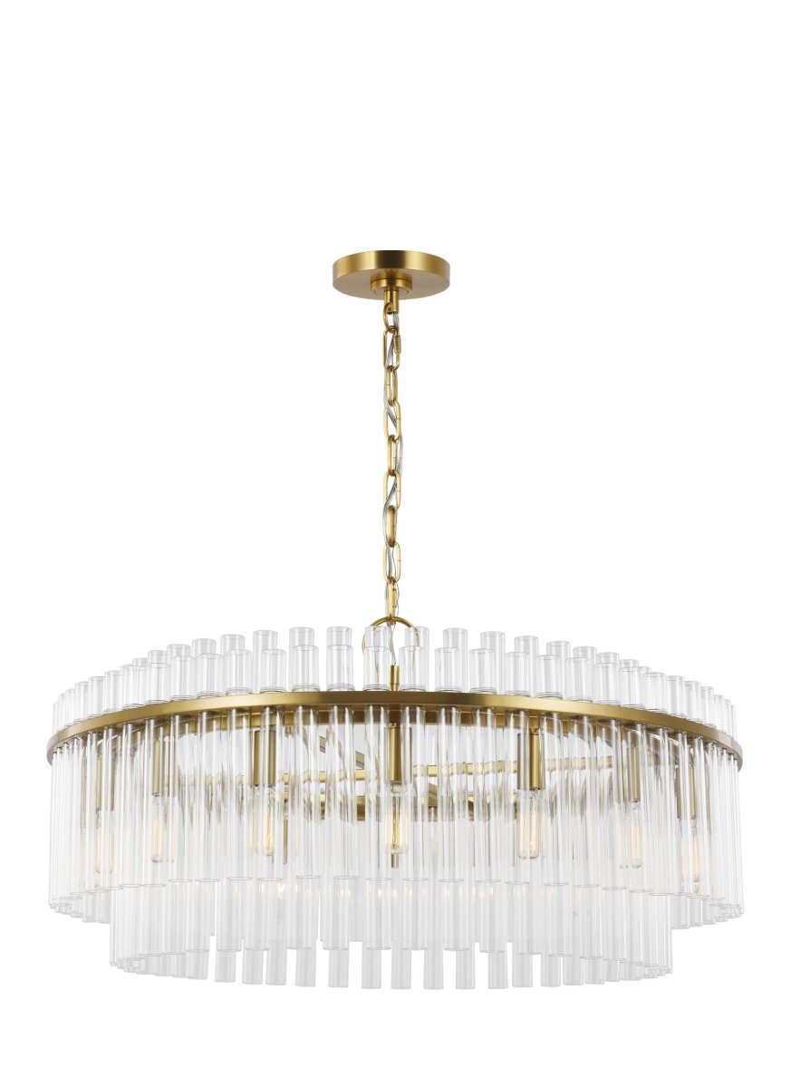 Chandelier Beckett - Laiton brûlé 32" by Visual Comfort Studio | Luminaires & cie