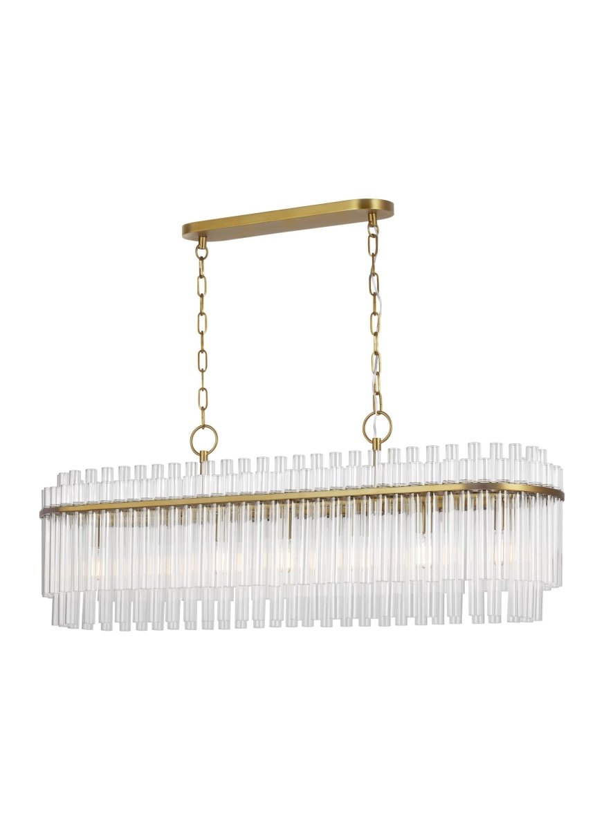 Chandelier Beckett - Laiton brûlé 12" by Visual Comfort Studio | Luminaires & cie