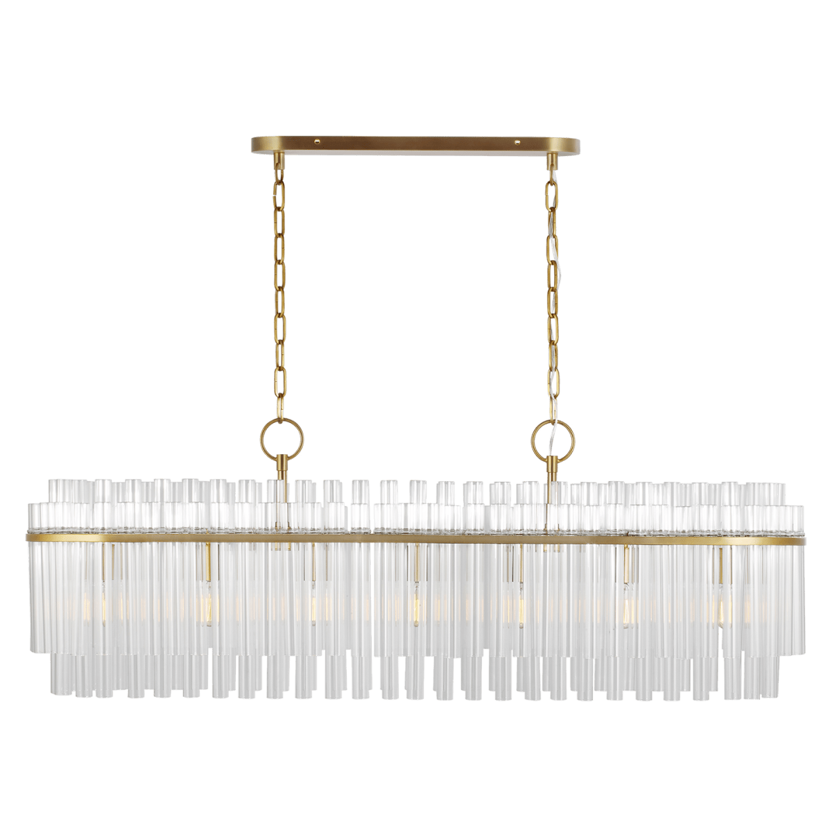 Chandelier Beckett - Laiton brûlé 12" by Visual Comfort Studio | Luminaires & cie