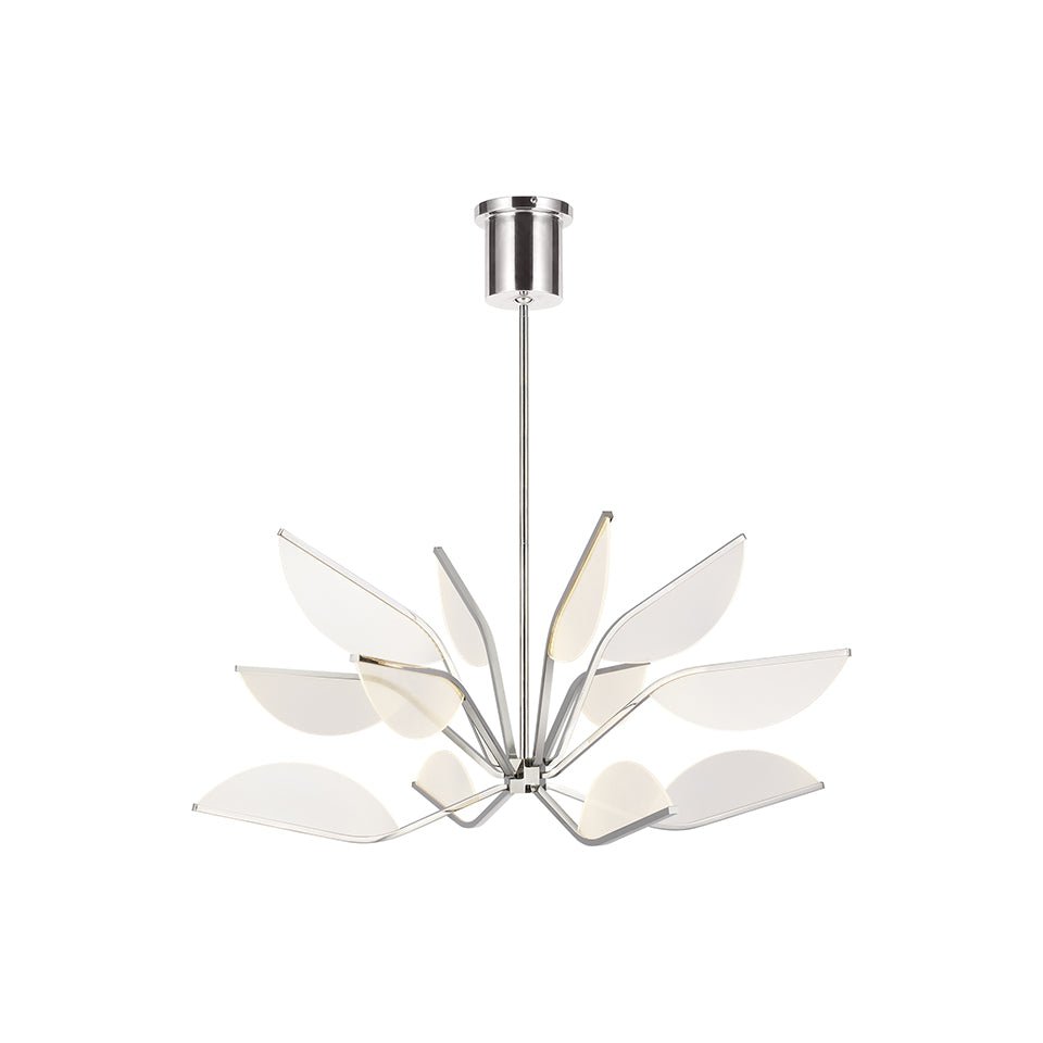 Chandelier Belterra - Nickel poli 38" by Tech Lighting | Luminaires & cie