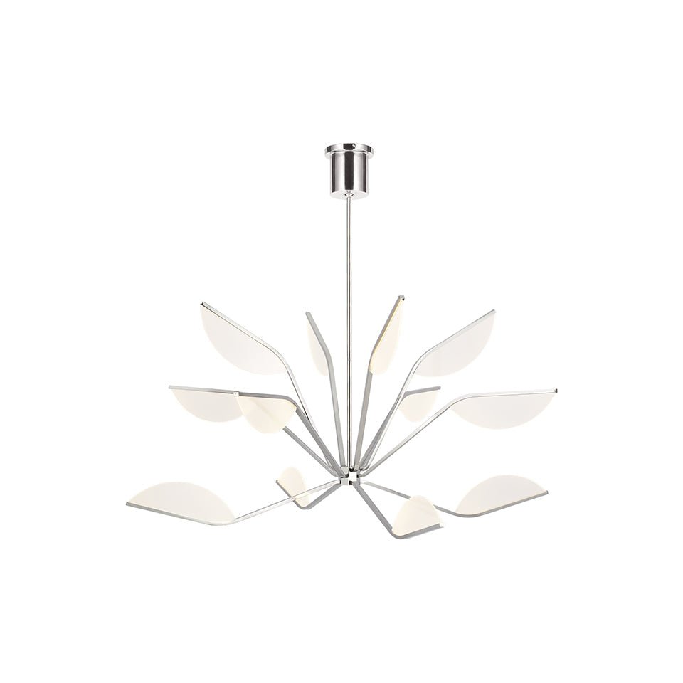 Chandelier Belterra - Nickel poli 48" by Tech Lighting | Luminaires & cie