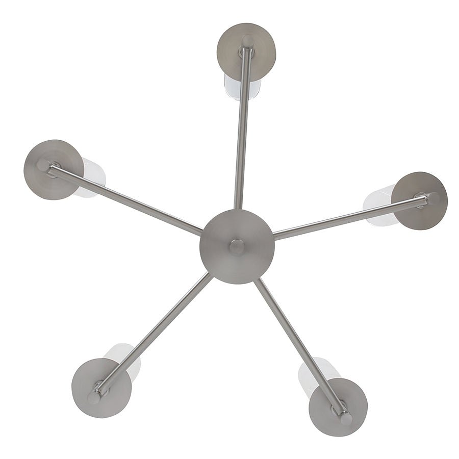 Chandelier Benson - Nickel brossé 23" by Canarm | Luminaires & cie