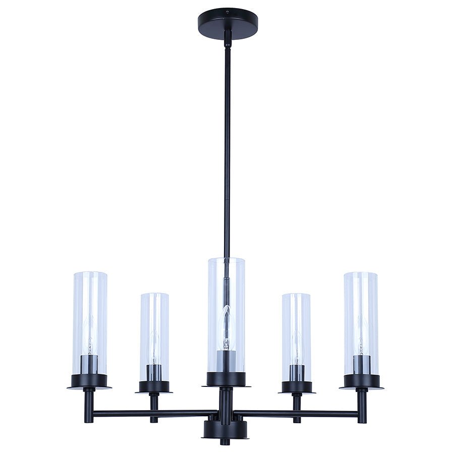 Chandelier Benson - Nickel brossé 23" by Canarm | Luminaires & cie