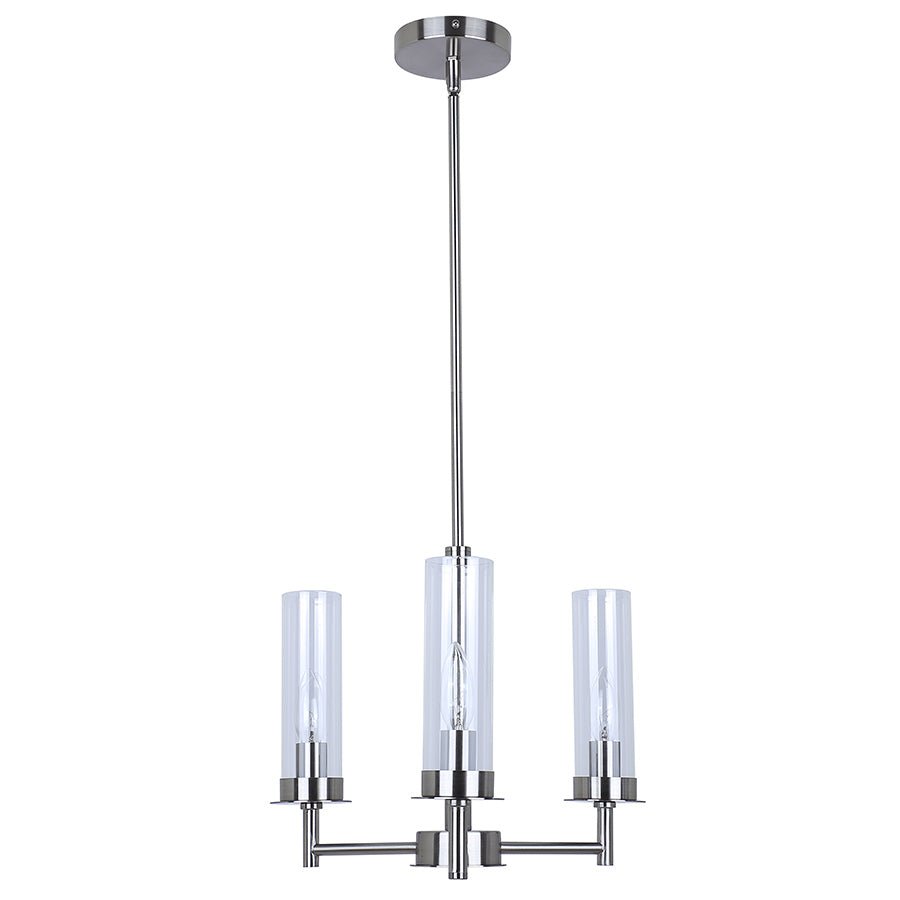 Chandelier Benson - Nickel brossé 23" by Canarm | Luminaires & cie