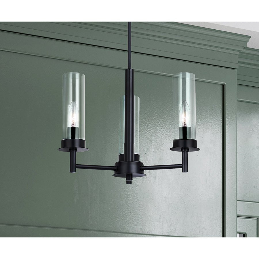Chandelier Benson - Nickel brossé 23" by Canarm | Luminaires & cie