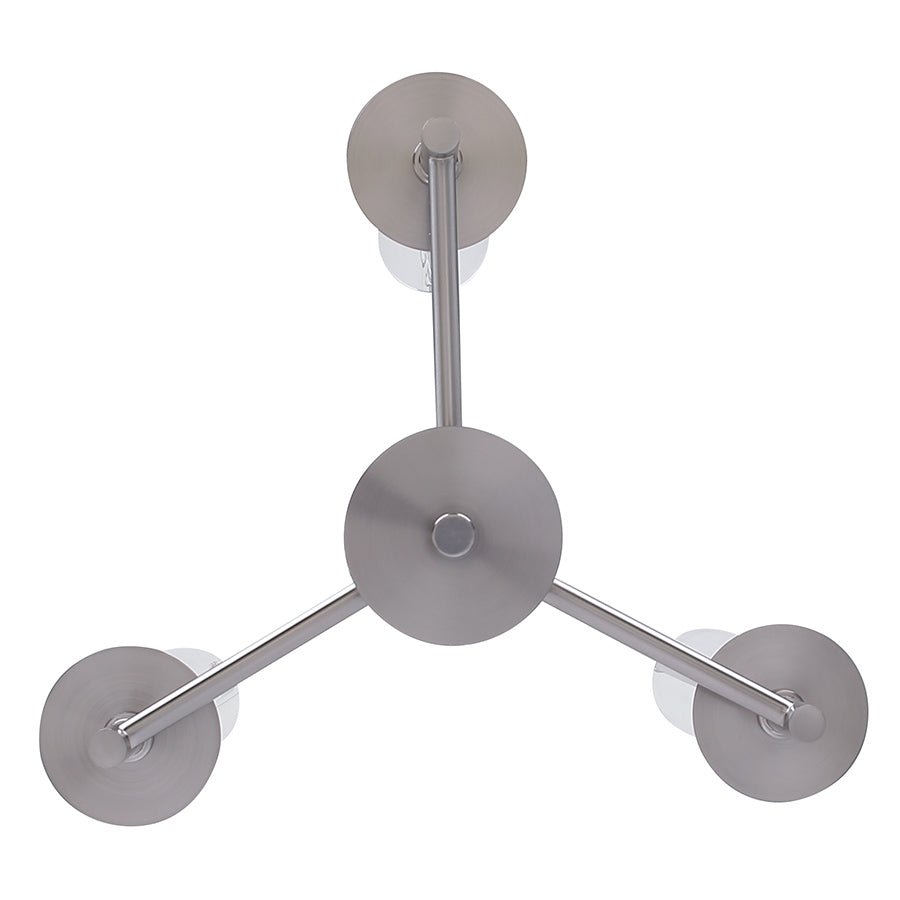 Chandelier Benson - Nickel brossé 23" by Canarm | Luminaires & cie