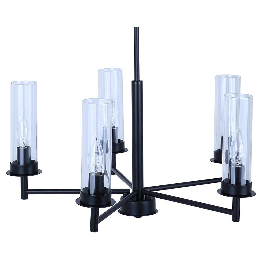 Chandelier Benson - Nickel brossé 23" by Canarm | Luminaires & cie