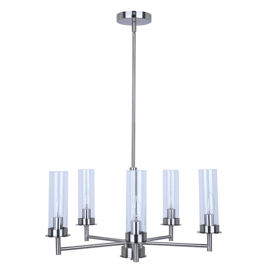 Chandelier Benson - Nickel brossé 23" by Canarm | Luminaires & cie