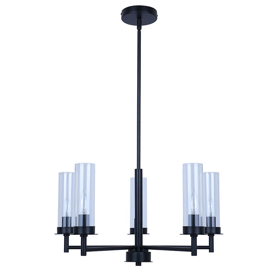 Chandelier Benson - Nickel brossé 23" by Canarm | Luminaires & cie