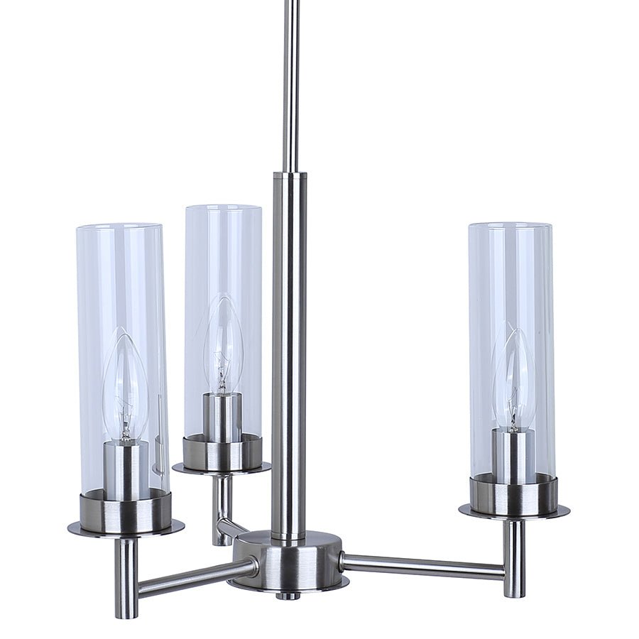 Chandelier Benson - Nickel brossé 23" by Canarm | Luminaires & cie