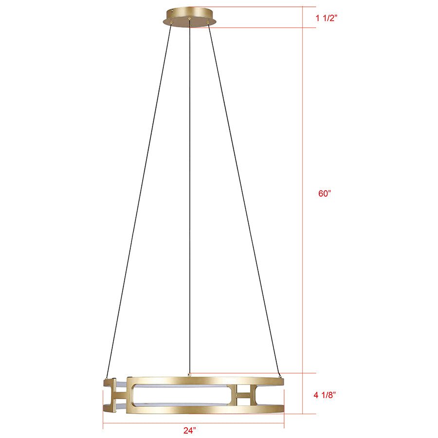 Chandelier Bettony - by Canarm | Luminaires & cie