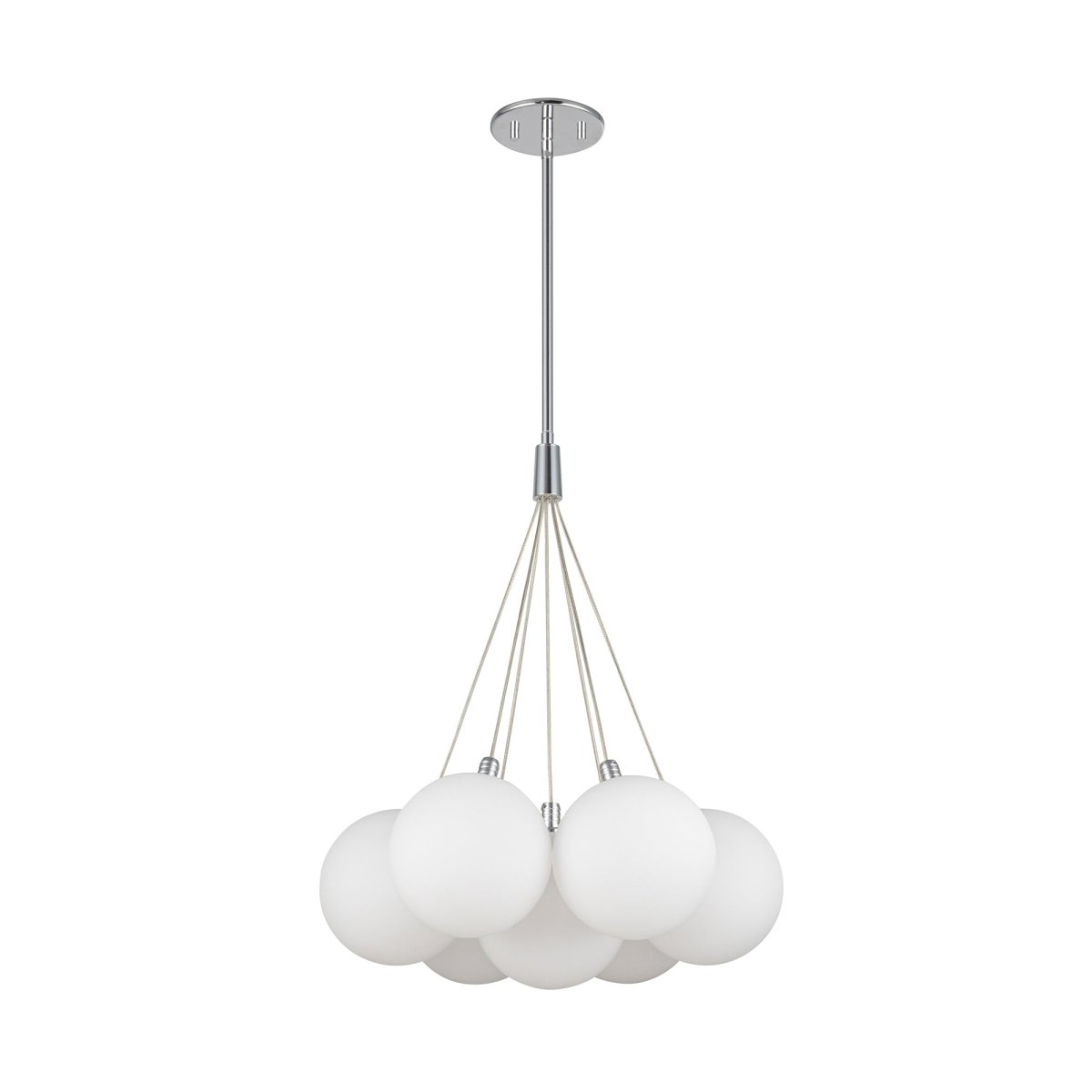 Chandelier Bolla - Verre d'opale 16 1/2" by Kuzco Lighting | Luminaires & cie
