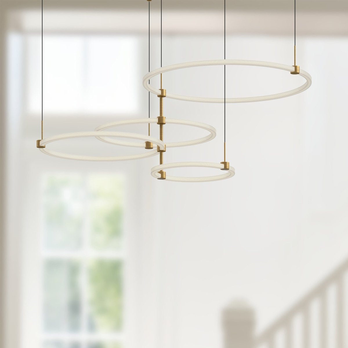 Chandelier Bruni - Or brossé by Kuzco Lighting | Luminaires & cie