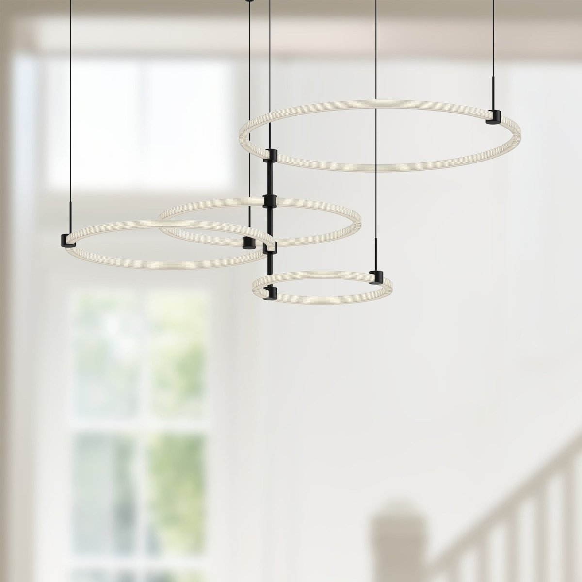 Chandelier Bruni - Noir by Kuzco Lighting | Luminaires & cie