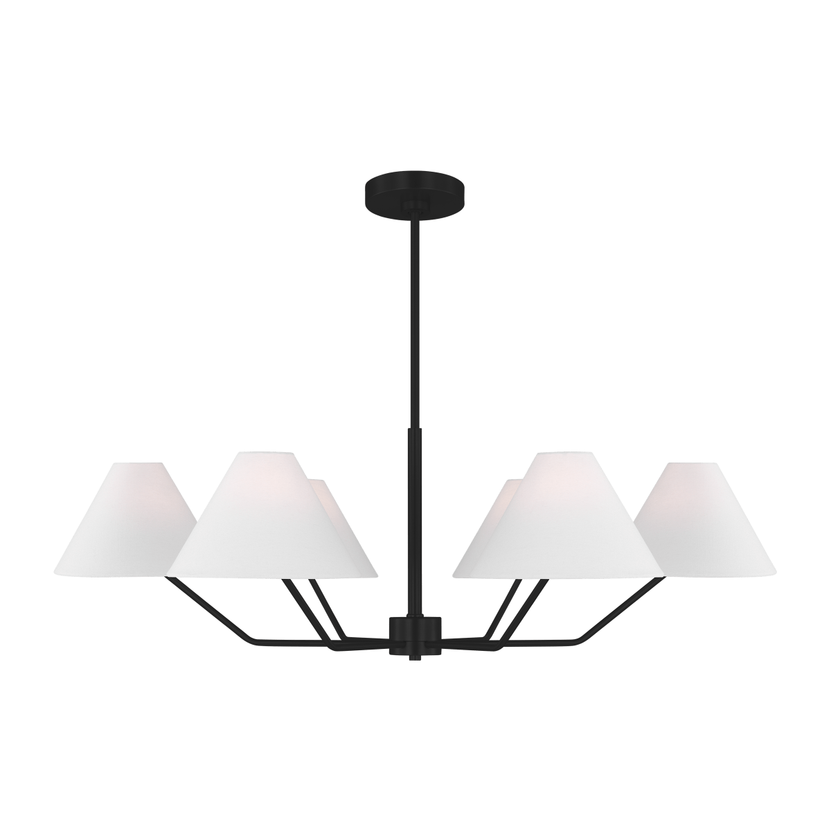 Chandelier Burke - Noir de minuit 38" by Visual Comfort Studio | Luminaires & cie
