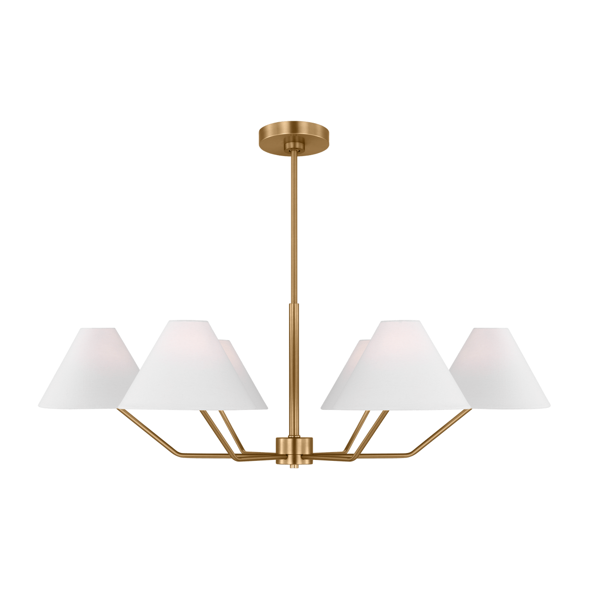 Chandelier Burke - Laiton satiné 38" by Visual Comfort Studio | Luminaires & cie