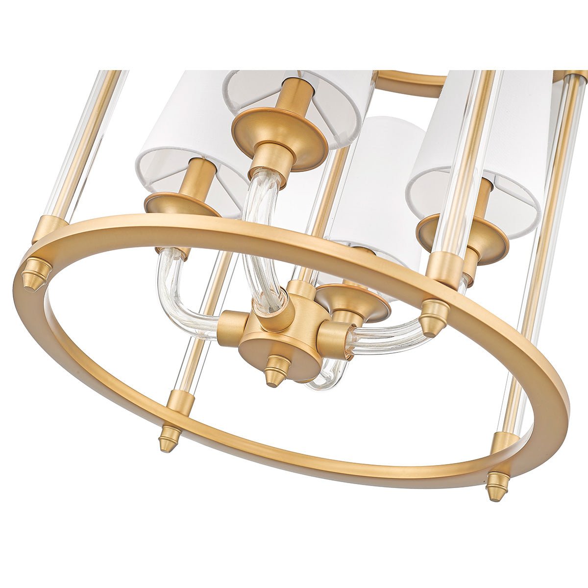 Chandelier Cage Katerina - Laiton frotté 16" by Z - Lite | Luminaires & cie