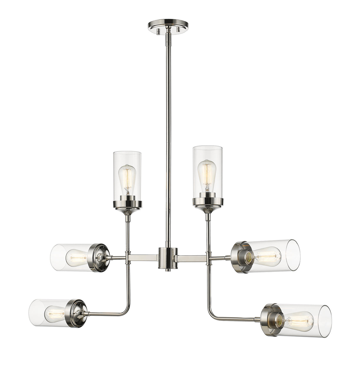 Lustre Calliope Nickel poli, 41 1/2" – Z-Lite
