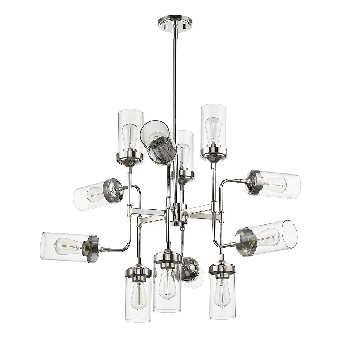 Chandelier Calliope - Nickel poli 36" by Z - Lite | Luminaires & cie