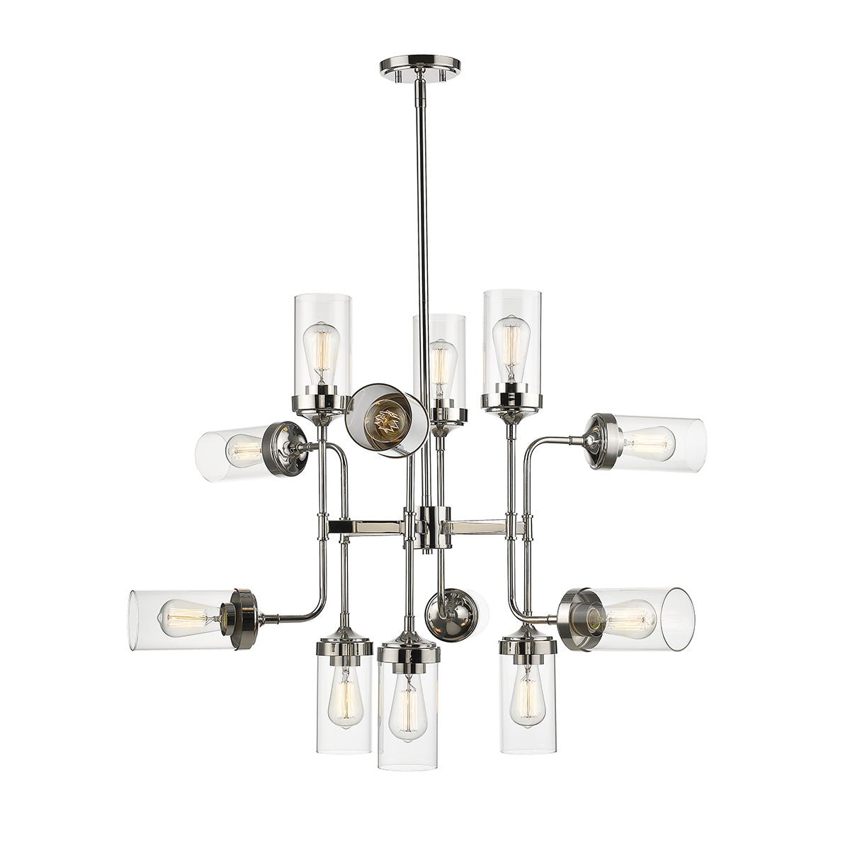 Chandelier Calliope - Nickel poli 36" by Z - Lite | Luminaires & cie