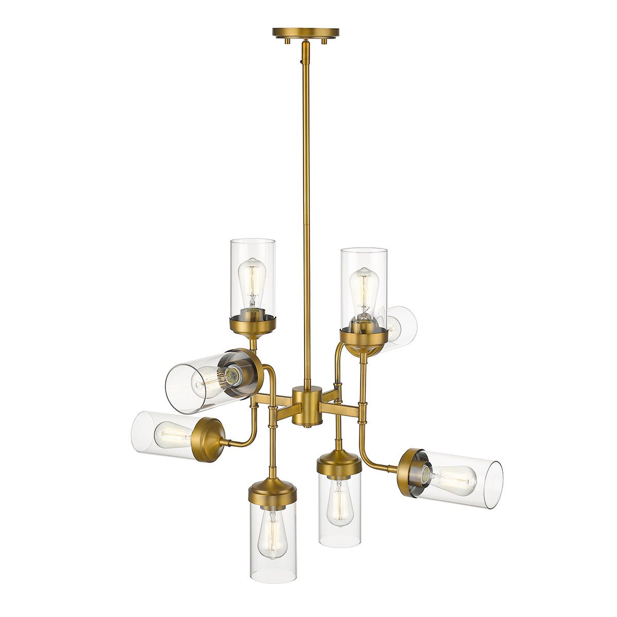 Chandelier Calliope - Laiton de fonderie 32" by Z - Lite | Luminaires & cie