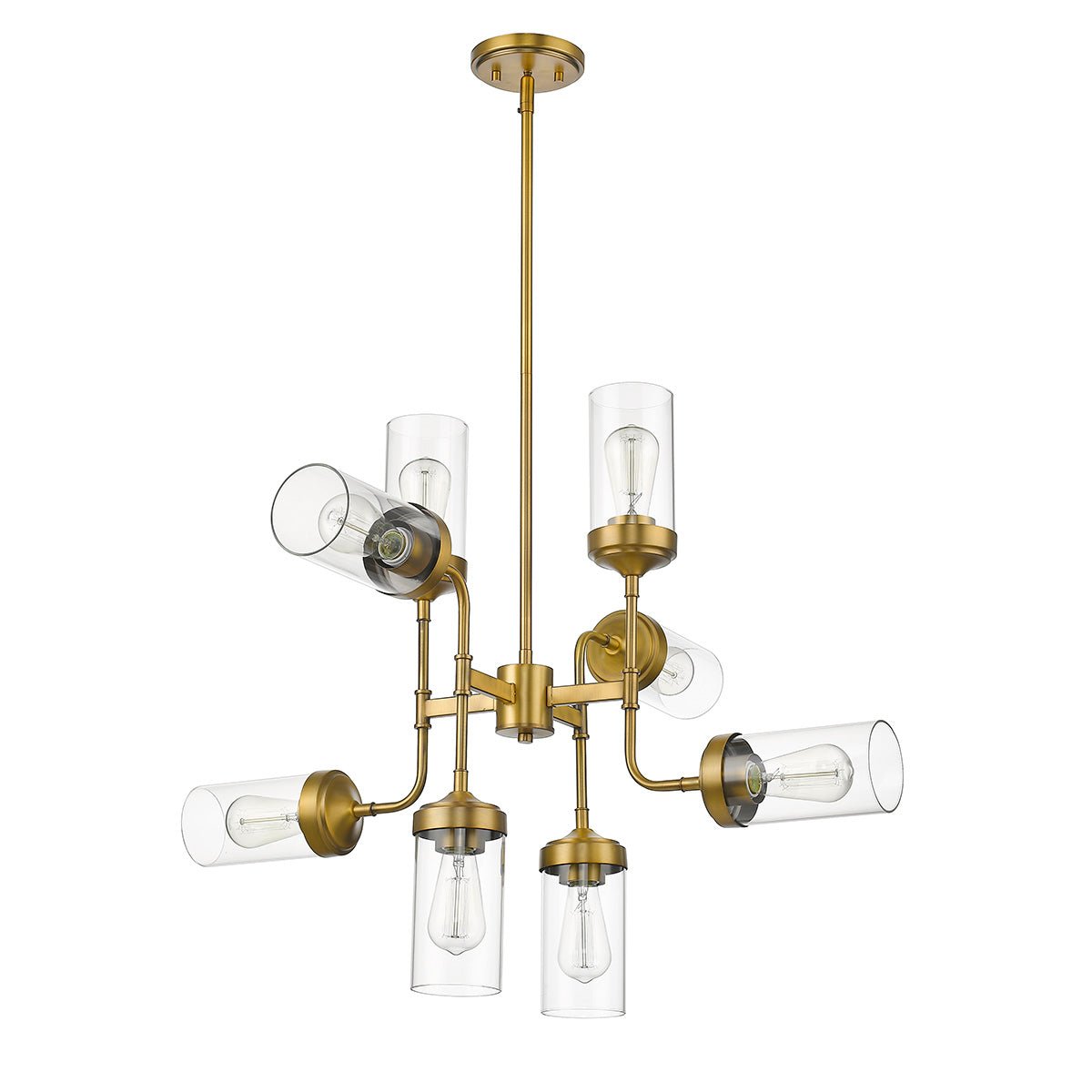 Chandelier Calliope - Laiton de fonderie 32" by Z - Lite | Luminaires & cie