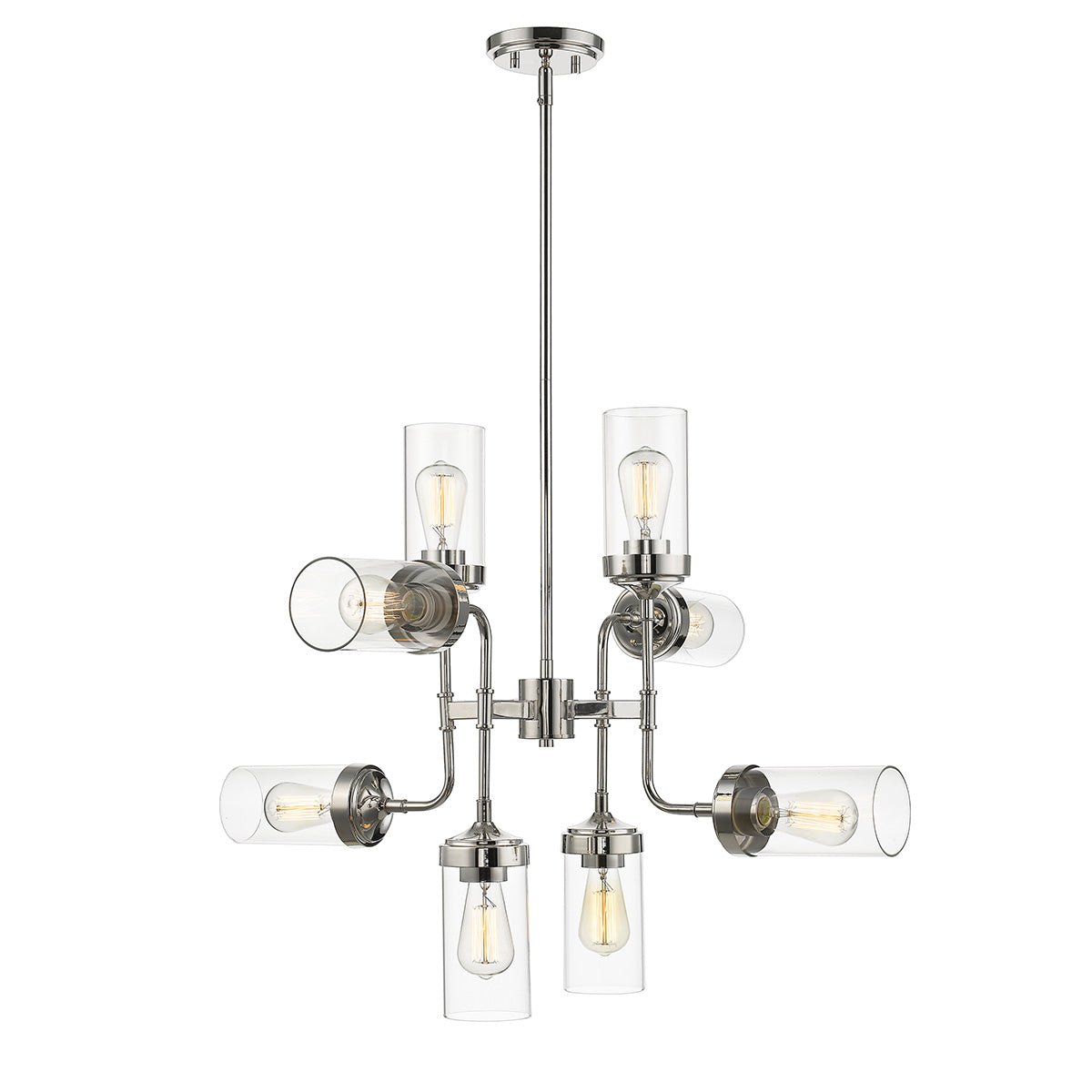 Chandelier Calliope - Nickel poli 32" by Z - Lite | Luminaires & cie