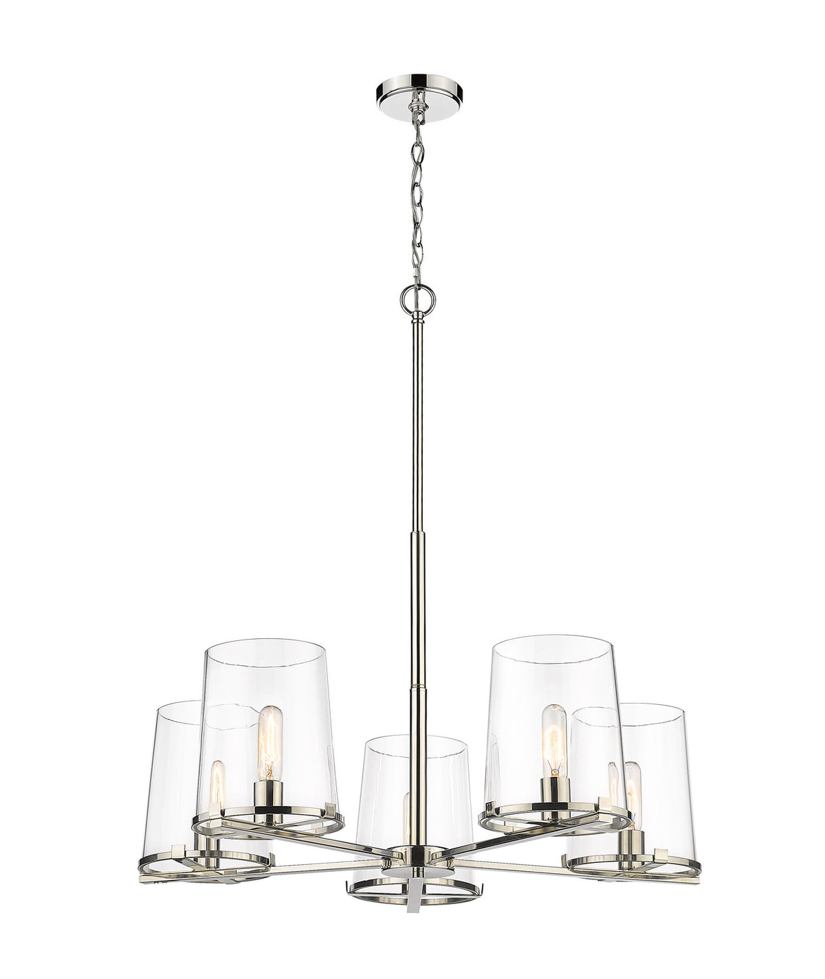 Lustre Callista Nickel poli, 33" – Z-Lite