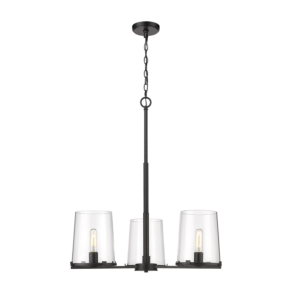 Chandelier Callista - Noir mat by Z - Lite | Luminaires & cie