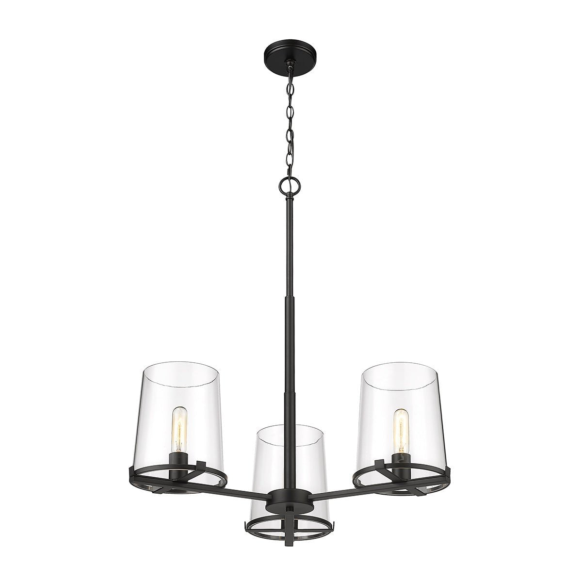 Chandelier Callista - Noir mat by Z - Lite | Luminaires & cie
