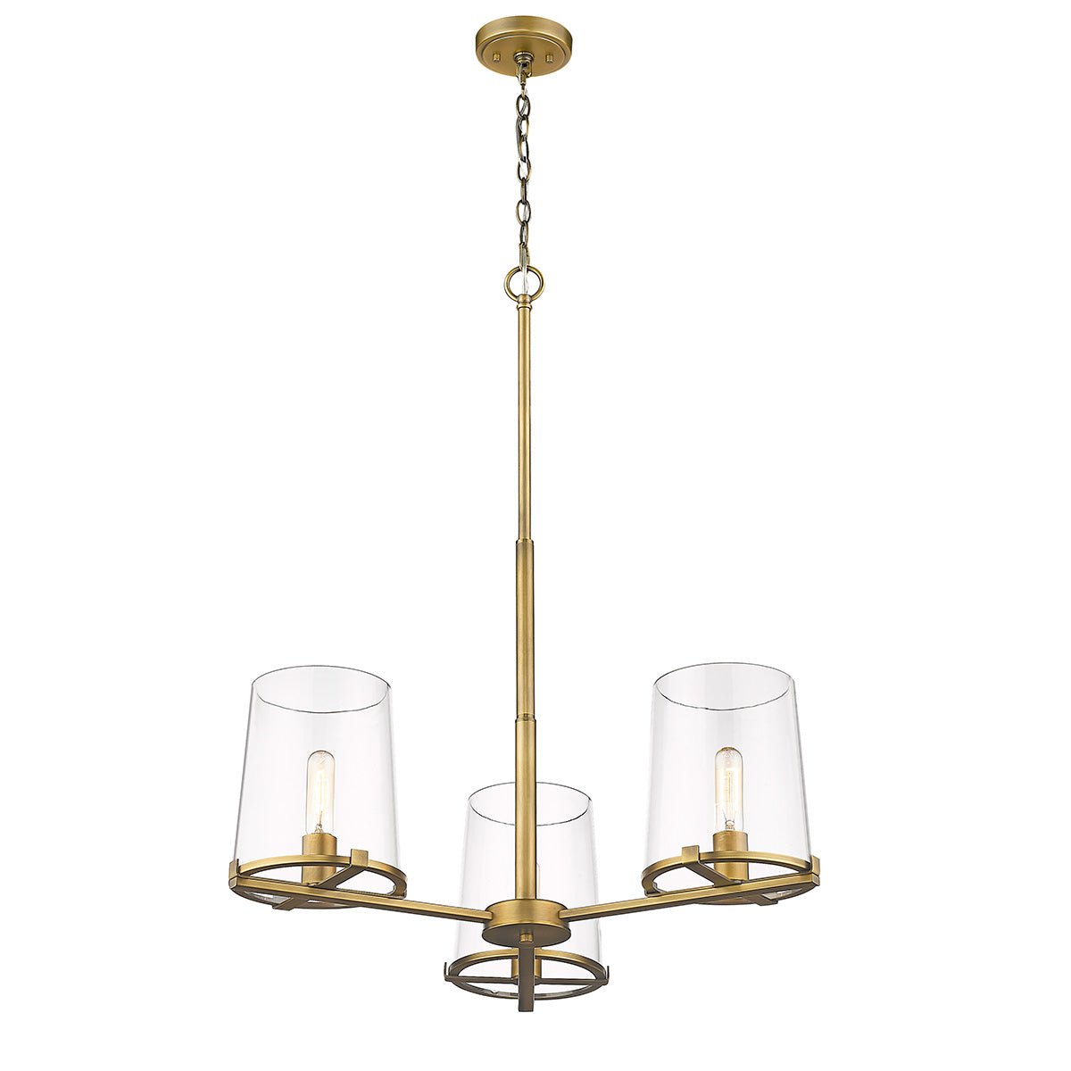 Chandelier Callista - Laiton frotté by Z - Lite | Luminaires & cie