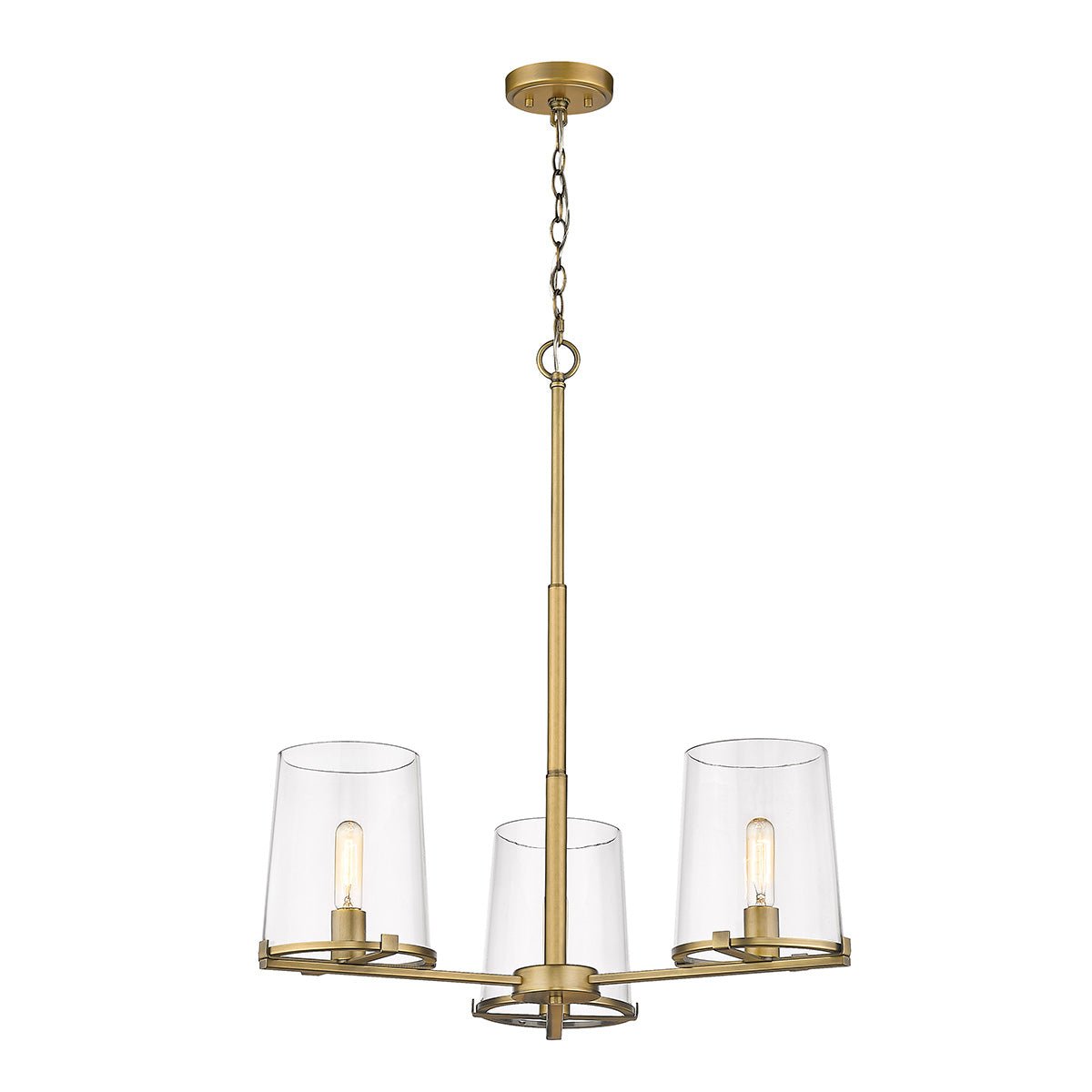 Chandelier Callista - Laiton frotté by Z - Lite | Luminaires & cie