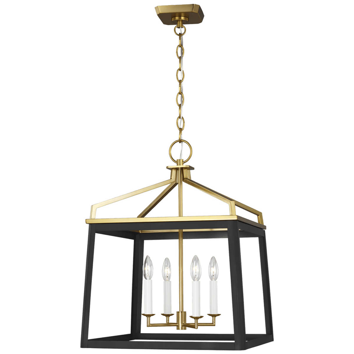 Chandelier Carlow - Noir de minuit 18" by Visual Comfort Studio | Luminaires & cie