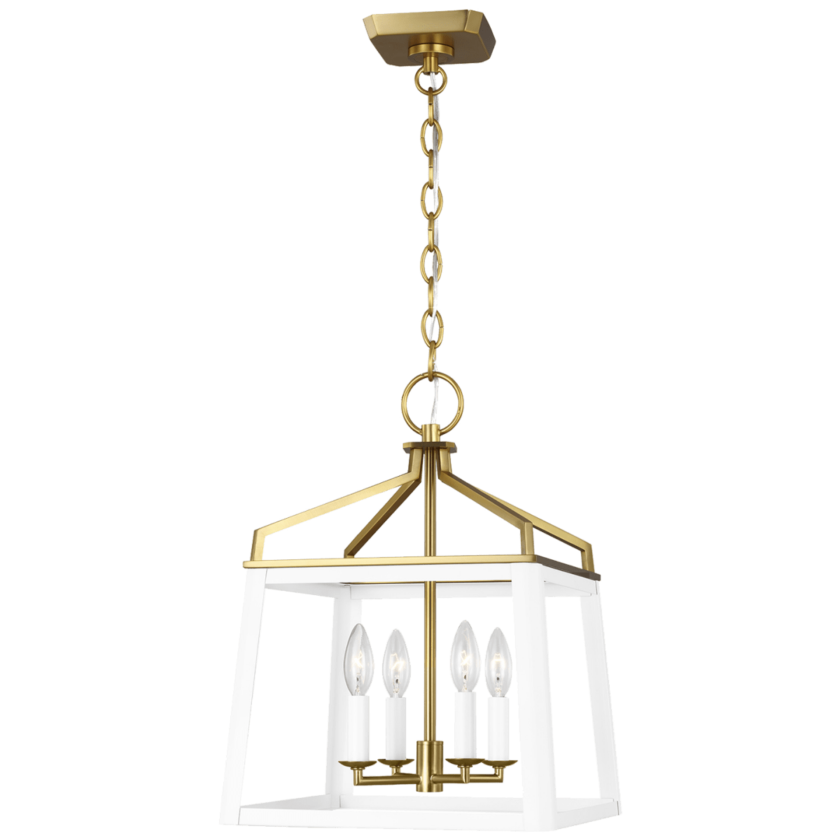 Chandelier Carlow - Blanc mat 13 1/2" by Visual Comfort Studio | Luminaires & cie